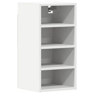 vidaXL Hengende skap "Riga" hvit 30x29,5x60 cm konstruert tre