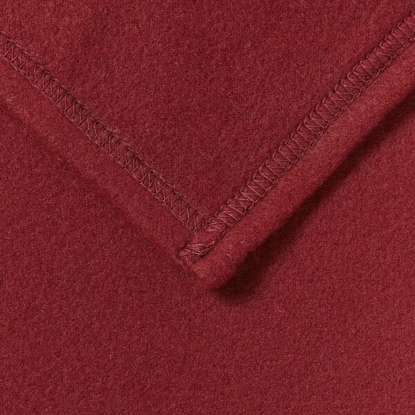 vidaXL Kastteppe Bordeaux R&oslash;d 270 x 240 cm Fleece