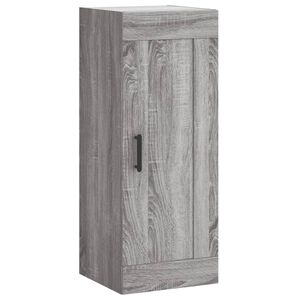 vidaXL Veggmontert skap gr&aring; sonoma 34,5x34x90 cm konstruert tre