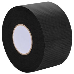 vidaXL Kunstig gress tape selvheftende Svart 5 cm x 10 m Uvevd Stoff