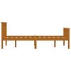 vidaXL Sengeramme med 2 skuffer honningbrun heltre furu 140x200 cm