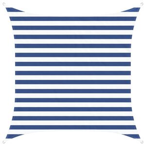 vidaXL Solskygge seil Bl&aring; og hvit 2 x 2 m 100% polyester Oxford