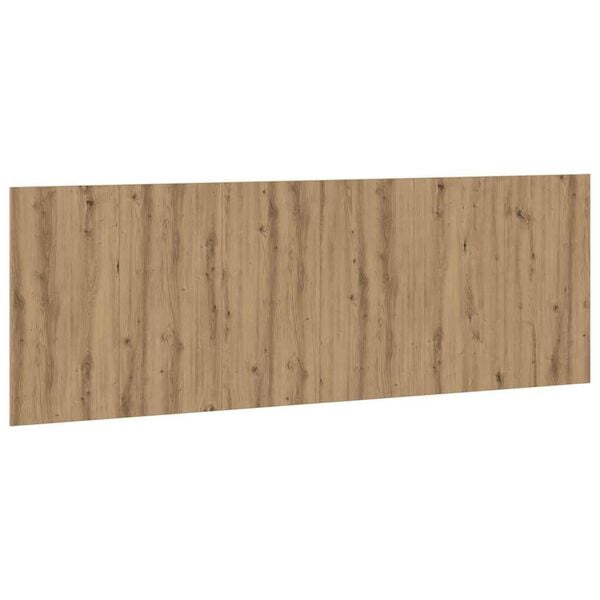 vidaXL Veggmontert hodegavl artisan eik 240x1,5x80 cm konstruert tre