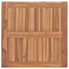 vidaXL Hagespisebord 85x85x75 cm heltre teak