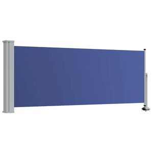 vidaXL Uttrekkbar sidemarkise 100x300 cm bl&aring;