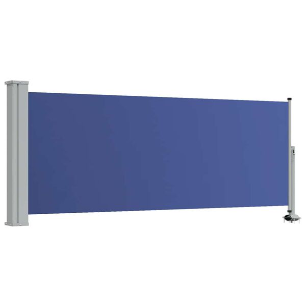 vidaXL Uttrekkbar sidemarkise 100x300 cm bl&aring;