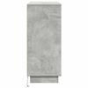 vidaXL LED sideboard Betonggr&aring; 90 x 32 x 75 cm Konstruert tre