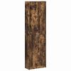 vidaXL Garderobeskap R&oslash;kt eik 55 x 25 x 189 cm Konstruert tre