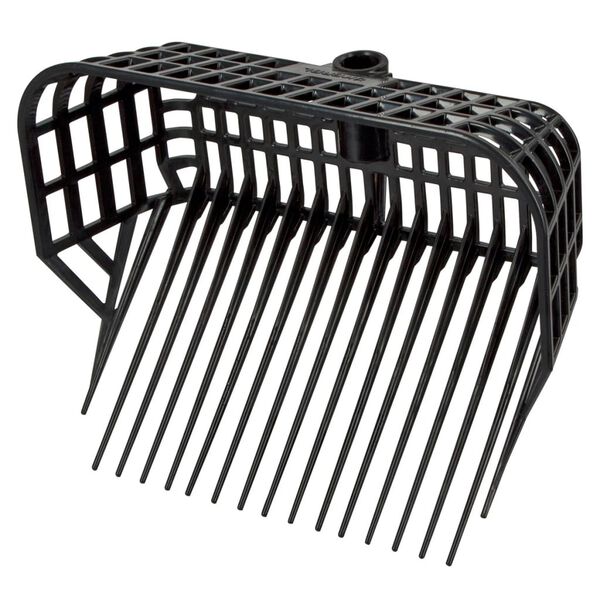 Kerbl H&oslash;ygaffelhode Maxi svart 326056