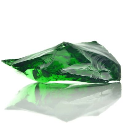 vidaXL Grønne gabionsteiner glass 60-120 mm 25 kg
