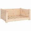 vidaXL Hundeseng 65,5x50,5x28 cm heltre furu