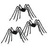 vidaXL Halloween Edderkopp Dekorasjon 3 stk. Svart 200 cm