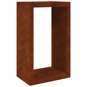 vidaXL Vedstativ 60x40x100 cm oksidert st&aring;l