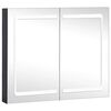 vidaXL LED-speilskap til bad 80x12,2x68 cm