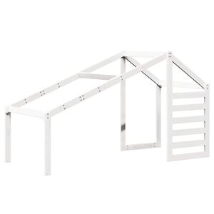 vidaXL Tak for barneseng hvit 198x87x113 cm heltre furu