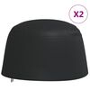 vidaXL Hengende trekk eggeformet stol 2 stk &Oslash; 190x115 cm 420D oxford