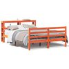 vidaXL Sengeramme uten madrass brun 135x190 cm heltre furu