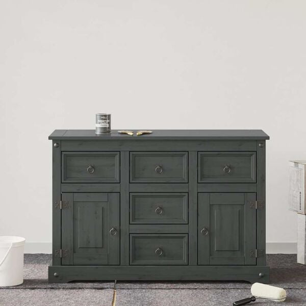 vidaXL Møbelmaling Grå 10 x 10 x 12 cm Veggdart