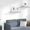 vidaXL Flytende vegghylle betonggr&aring; 60x23,5x3,8 cm MDF
