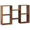 vidaXL Vegghylle gammelt tre 96x18x60 cm konstruert tre