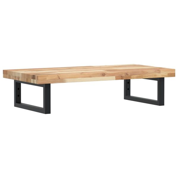 vidaXL Servanthylle veggmontert st&aring;l og heltre akasie