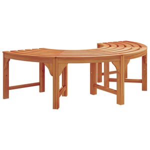 vidaXL Trebens 4 -Seater 160 x 80 x 45cm Solid Eucalyptus Tre Naturlig