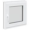 vidaXL Kj&oslash;levindu RISOR 50 x 50 cm PVC og glass Antrasitt