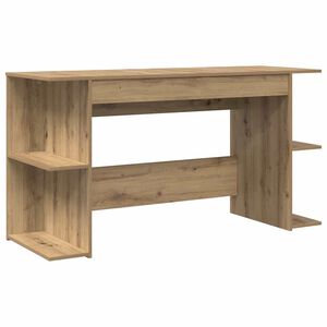 vidaXL Skrivebord Annet artisan eik 140 x 50 x 75 cm Konstruert tre