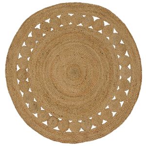 vidaXL Omr&aring;detepper Naturlig &Oslash; 120 cm Jute