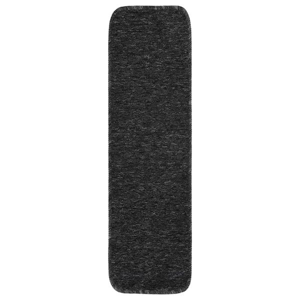 vidaXL Sklisikre trappematter 15 stk 75x20 cm antrasitt rektangul&aelig;r