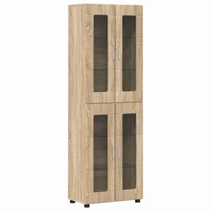 vidaXL H&oslash;yskap FLORIN 60 x 35 x 182 cm Sonoma eik Konstruert tre