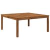 vidaXL Kaffebord Naturlig 98 x 100,5 x 45 cm Solid akasietre