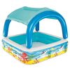 Bestway Barnebasseng med baldakin bl&aring; 140x140x114 cm 52192