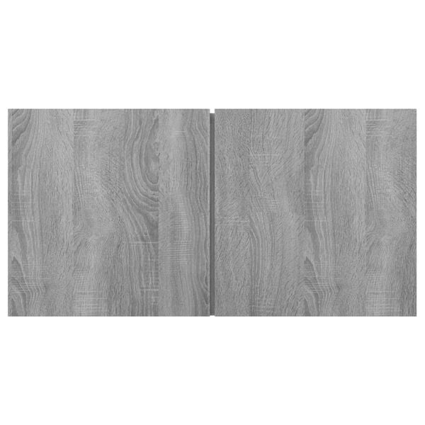 vidaXL Hengende TV-benker gr&aring; sonoma 60x30x30 cm konstruert tre