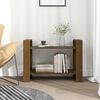 vidaXL Bokhylle/romdeler honningbrun 80x35x56,5 cm heltre