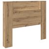 vidaXL Hodegavl Artisan Eik 120 x 15 x 103,5 cm Konstruert tre