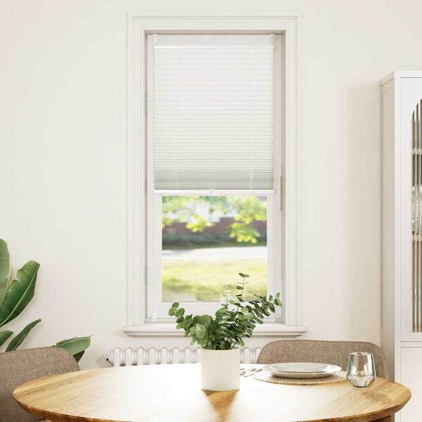 Plissegardiner 50 x 125 cm Hvit