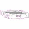 vidaXL Sengestamme Naturlig 160 x 200 cm Massiv furu
