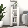 vidaXL Bokhylle/romdeler hvit 41x35x91 cm heltre furu