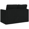 vidaXL Sammenleggbar Sofa seng Svart 112 x 60 x 55 cm stoff