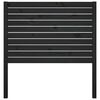vidaXL Sengegavl svart 96x4x100 cm heltre furu