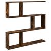 vidaXL Vegghylle R&oslash;kt Eik 80 x 12 x 79,5 cm Konstruert tre