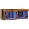 vidaXL TV-benksett 80 x 30 x 30 cm Gammelt tre Konstruert tre