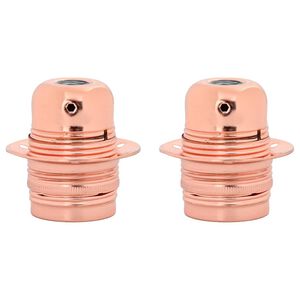 vidaXL Lampeholdere 2 stk rosa gull E27