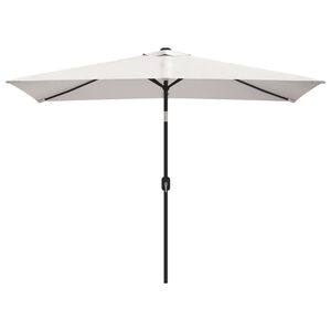 vidaXL Parasoll 200 x 300 cm sandhvit rektangul&aelig;r