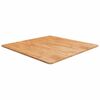 vidaXL Firkantet bordplate lysebrun 80x80x1,5 cm behandlet heltre eik