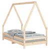 vidaXL Barnesengeramme 80x160 cm heltre furu