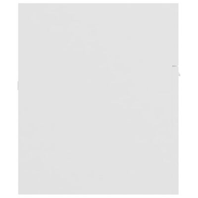 vidaXL Servantskap hvit 100x38,5x46 cm sponplate