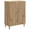 vidaXL Serviesskap Artisan eik 66 x 34,5 x 90 cm Konstruert tre