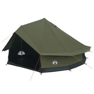 vidaXL Familietelt 10 person Army gr&oslash;nn Syntetisk bomull